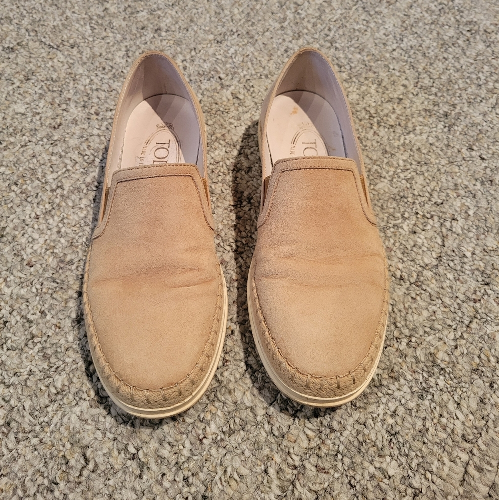 Tan Slip-On Loafers